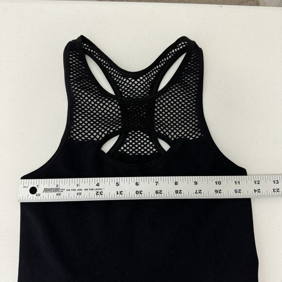 Free People Movement Womens Jumpsuit XS/S Black Free Style Mesh Cut Out Athletic - Picture 5 of 11